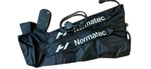 Normatec leg compression sleeves at Grace and Peace Wellness Center